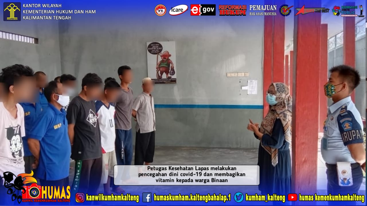  Lakukan Antisipasi Penyebaran Virus, Lapas Sukamara Terus Lakukan Langkah Pencegahan