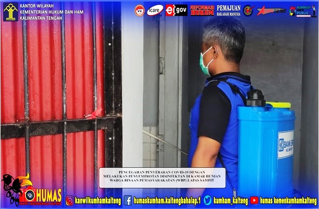 Aksi Tim Kesehatan Lapas Sampit dalam Cegah Penyebaran Covid-19