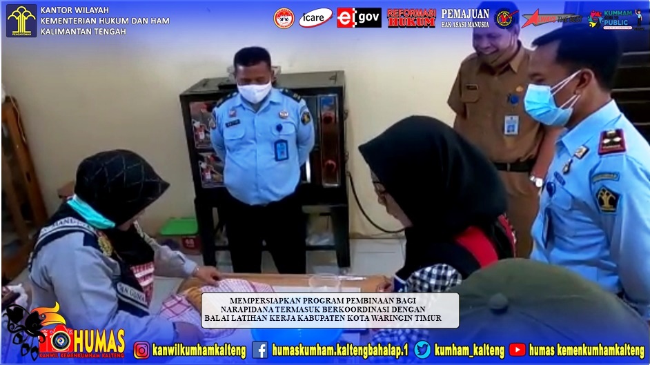 Kalapas Sampit Sambangi Balai Latihan Kerja Kotawaringin Timur