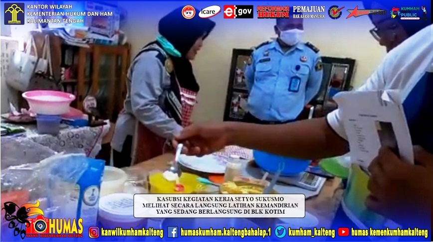 Kalapas Sampit Sambangi Balai Latihan Kerja Kotawaringin Timur