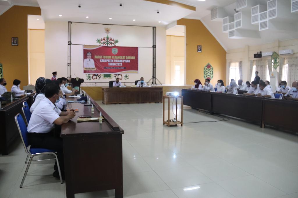 Pemkab Pulang Pisau Gelar Rapat Forum Perangkat Daerah