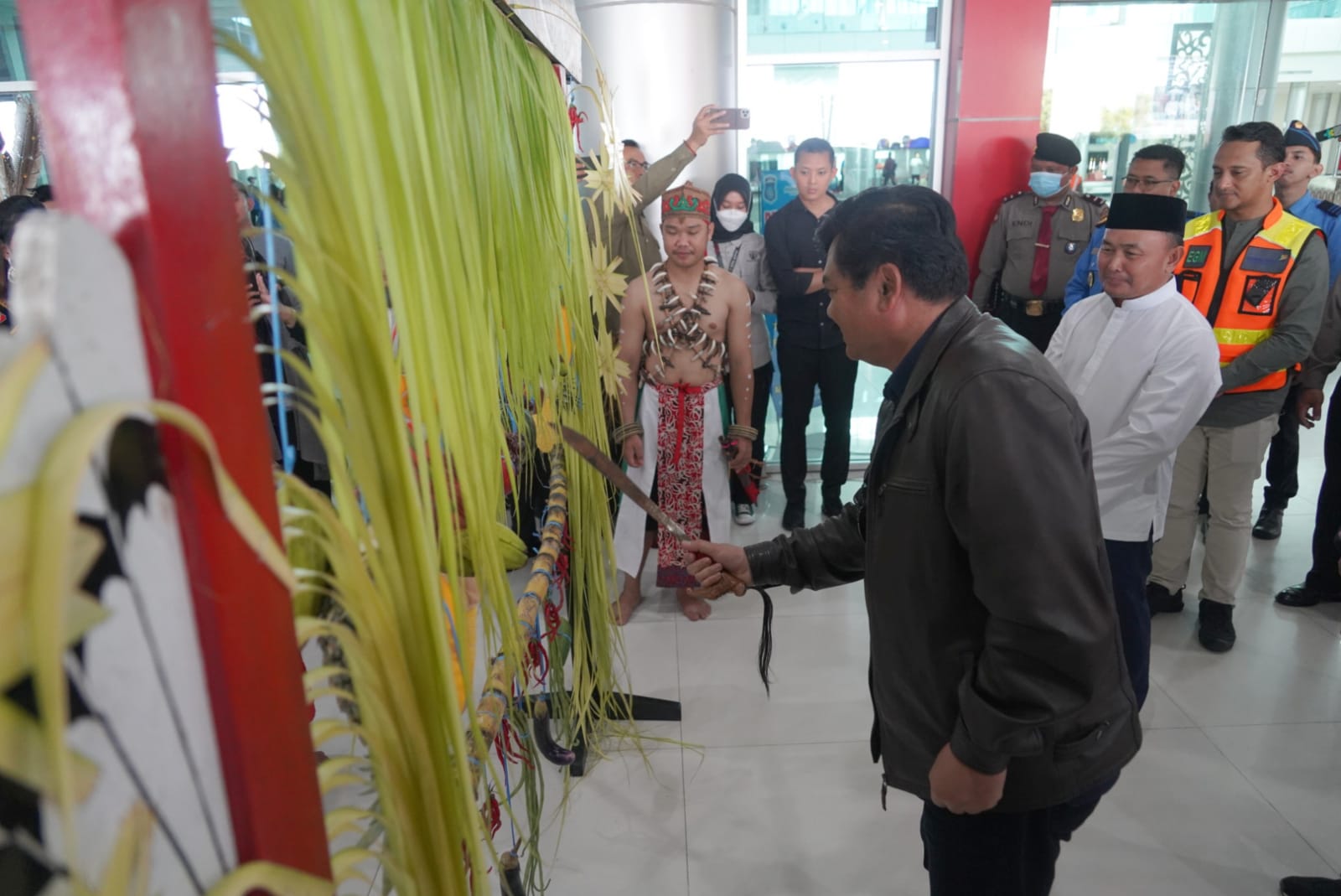 Gubernur Kalteng Sugianto Sabran Sambut Kedatangan Menteri ATR/BPN di Palangka Raya