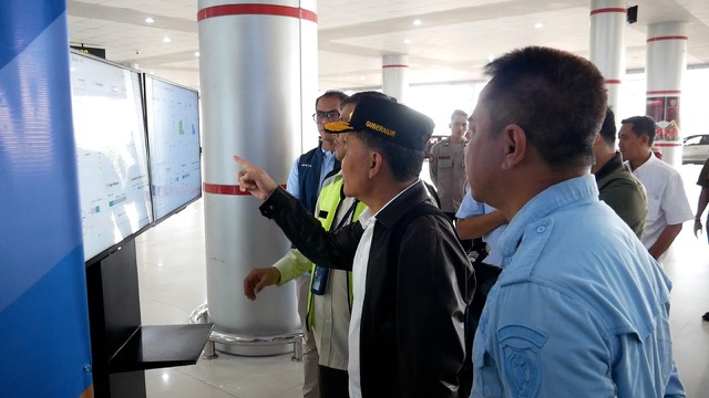 Gubernur Kalteng Agustiar Sabran Tinjau Posko Pusat Angkutan Lebaran 2025