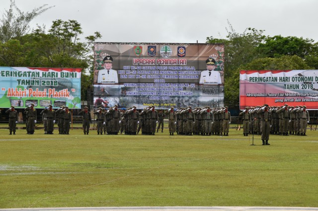  Peringatan HUT ke 68 Satpol PP, HUT ke 56 Satlinmas dan HUT ke 99 Satuan Pemadam kebakaran Provinsi Kalimantan Tengah