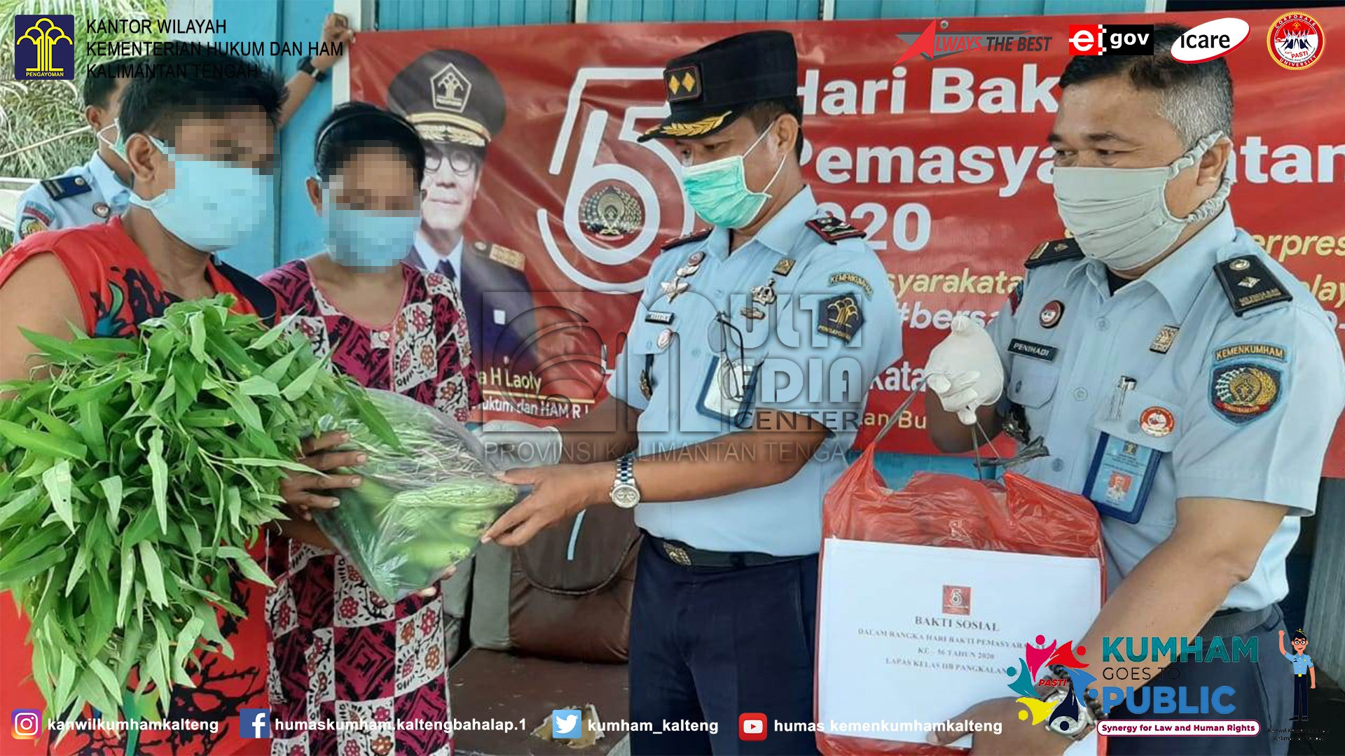 Kalapas dan Jajaran Sambangi WBP Asimilasi Rumah