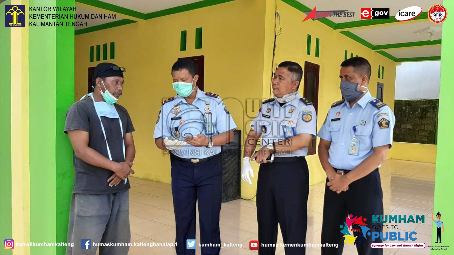 Singkat dan Penuh Haru bertemu dengan Eks Napi Lapas Pangkalan Bun