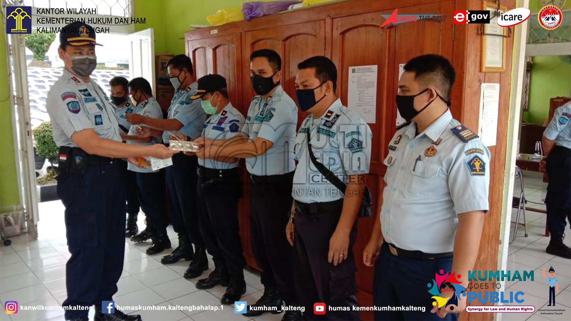 Lapas Muara Teweh Berikan Multivitamin Bagi Seluruh Petugas