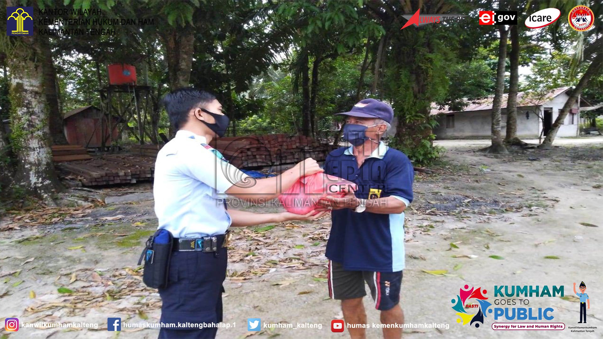 Sambut Hari Bakti Pemasyarakatan, Lapas Sukamara Adakan Bakti Sosial