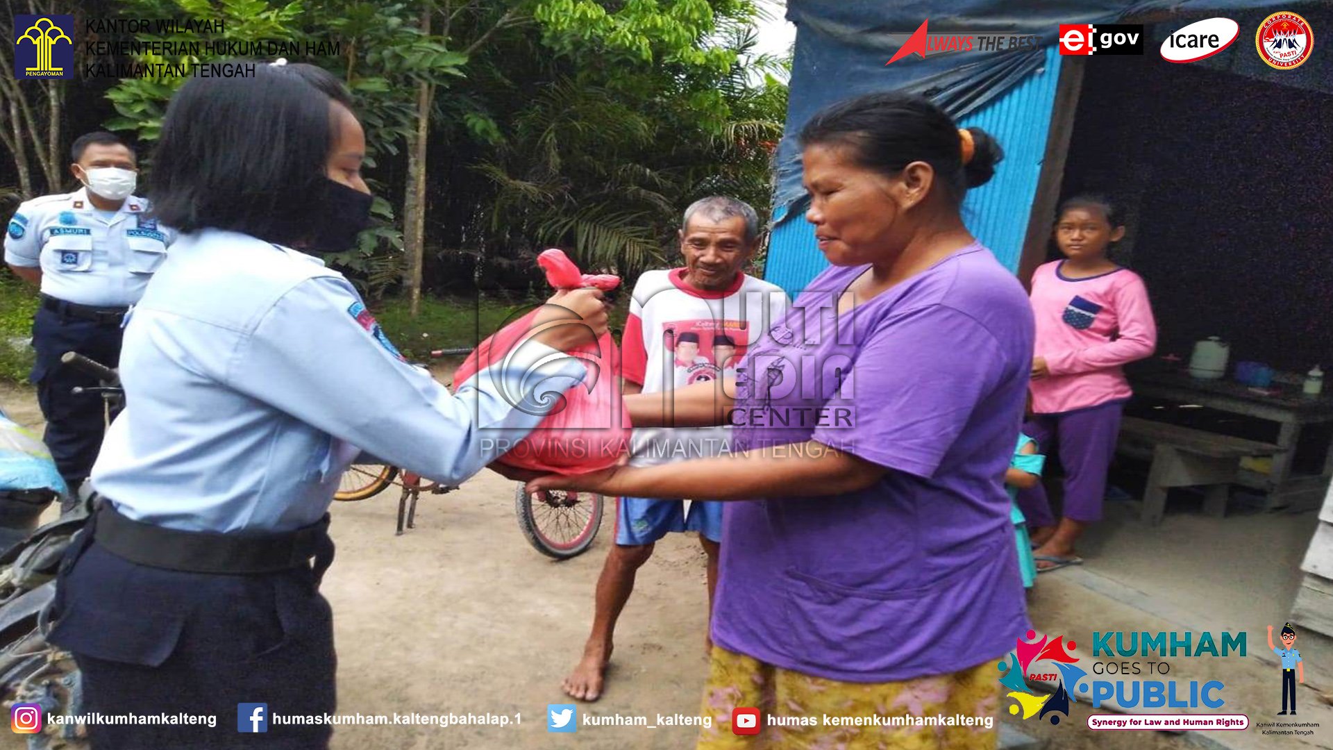 Sambut Hari Bakti Pemasyarakatan, Lapas Sukamara Adakan Bakti Sosial
