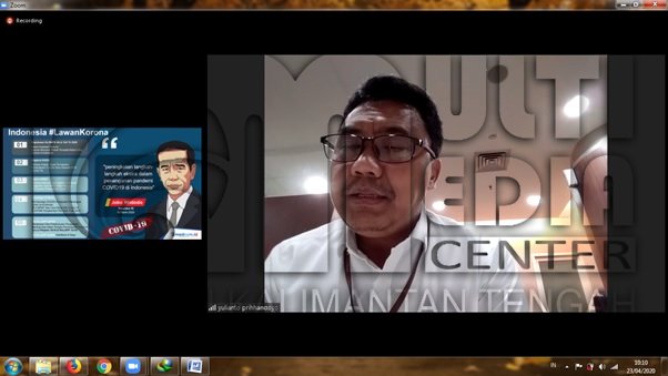 JFT Barjas Ikuti Seminar Pelaksanaan Pengadaan Barjas Dalam Rangka Penanganan Keadaan Darurat Secara Teleconference 