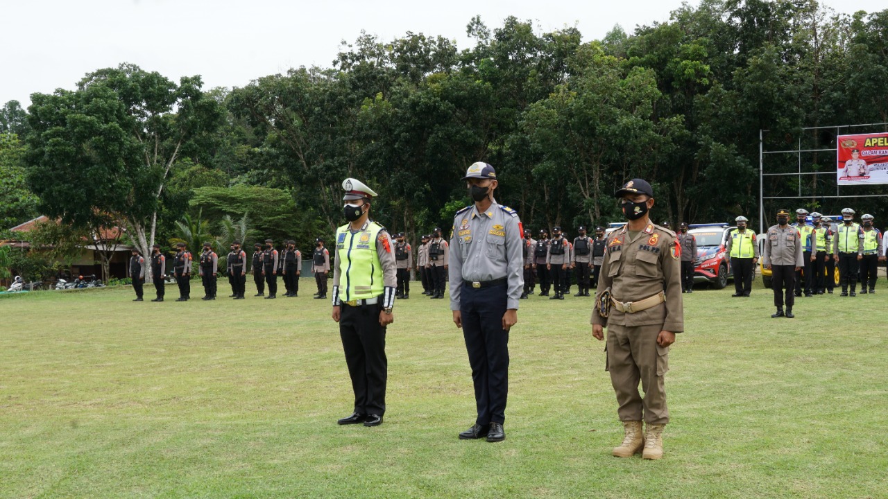 Sambut Idulfitri 1443 H, Polres Lamandau Gelar Apel Pasukan Operasi Ketupat Telabang 2022