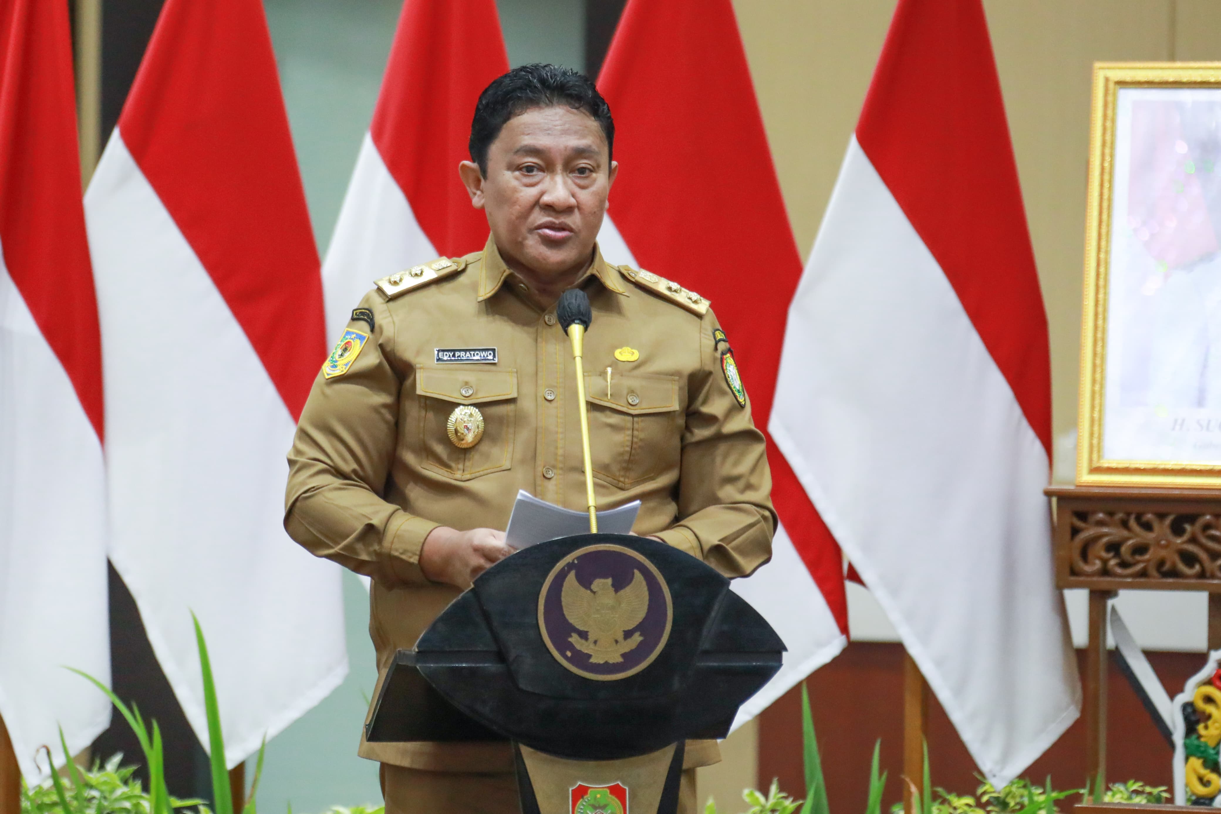 Wagub Edy Pratowo Buka Rakor Pemberantasan Korupsi Terintegrasi dan Pengadaan Barang dan Jasa Wilayah Kalteng