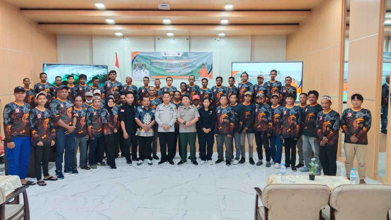BPBD Prov. Kalteng Bina Masyarakat Peduli Api di Kabupaten Kapuas