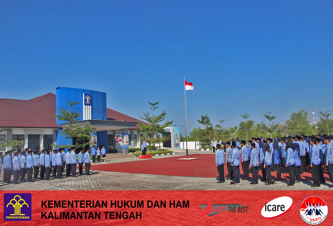 Upacara Peringatan Hari Kebangkitan Nasional ke-111 Kanwil Kalteng Gelar Upacara Bendera