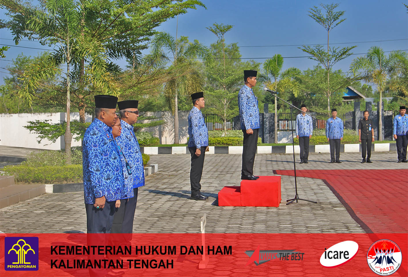Upacara Peringatan Hari Kebangkitan Nasional ke-111 Kanwil Kalteng Gelar Upacara Bendera