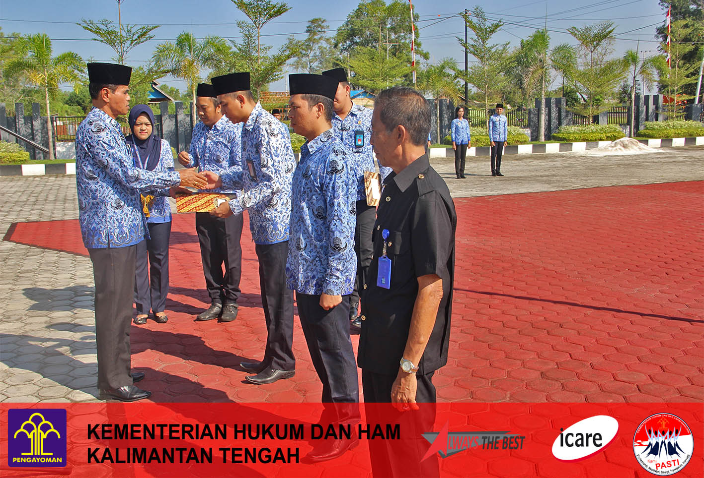 Upacara Peringatan Hari Kebangkitan Nasional ke-111 Kanwil Kalteng Gelar Upacara Bendera