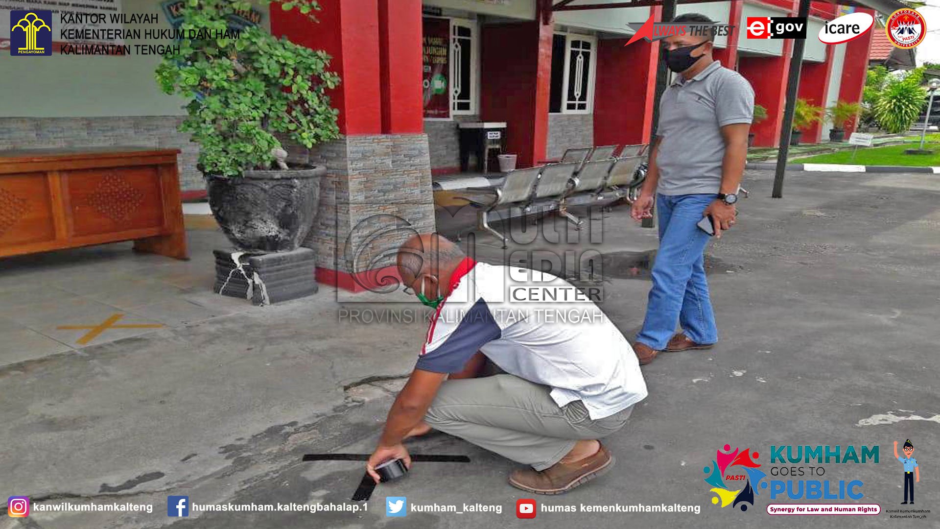 Lapas Palangka Raya Lakukan Persiapan Layanan Penitipan Barang sesuai Protokol Kesehatan