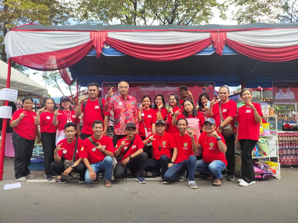Dislutkan Prov. Kalteng Sediakan Produk Ikan Segar dan Olahannya pada Bazar Hari Jadi Kalteng ke-65  