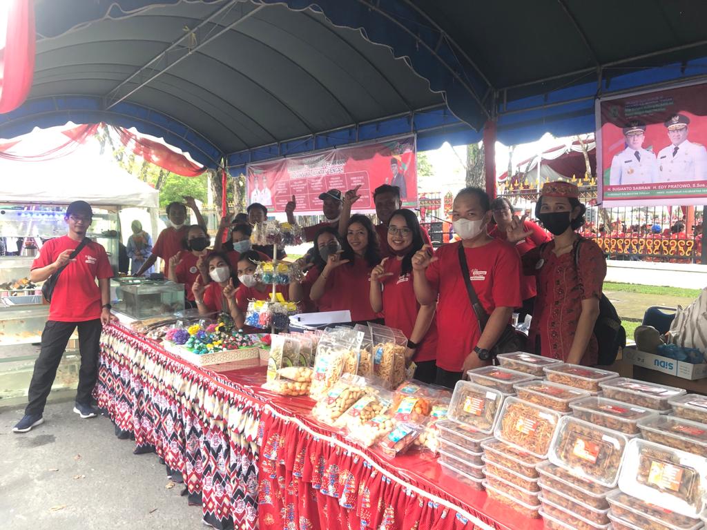 Dislutkan Prov. Kalteng Sediakan Produk Ikan Segar dan Olahannya pada Bazar Hari Jadi Kalteng ke-65  