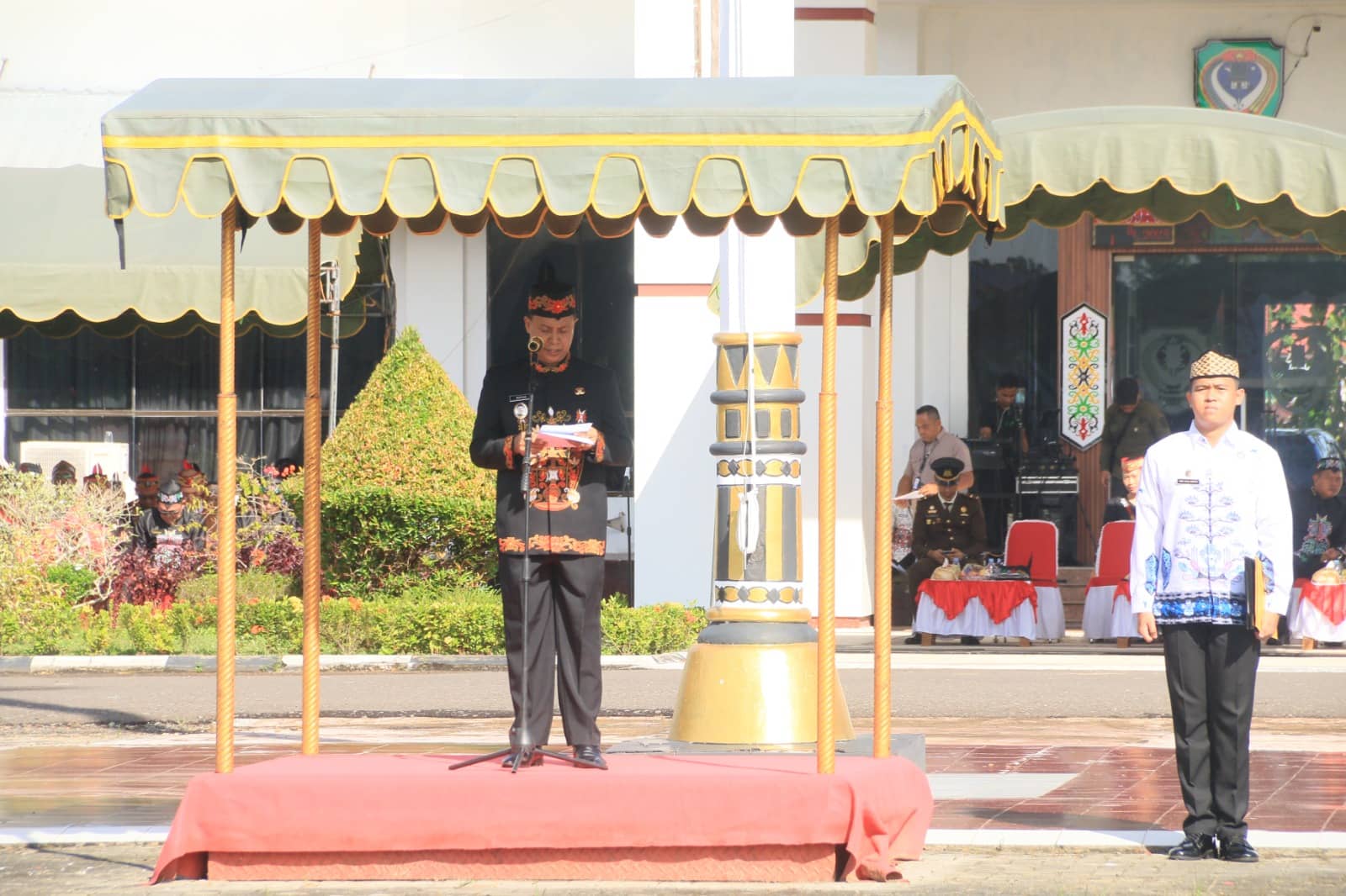 Wakil Bupati Seruyan Pimpin Upacara Peringatan Hari Jadi ke-68 Kalimantan Tengah
