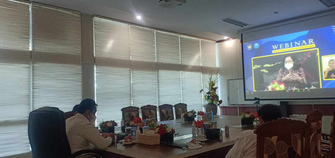 Wagub Kalteng Hadiri Webinar Peran Pemerintahan Desa Dalam Mewujudkan Desa Bersinar