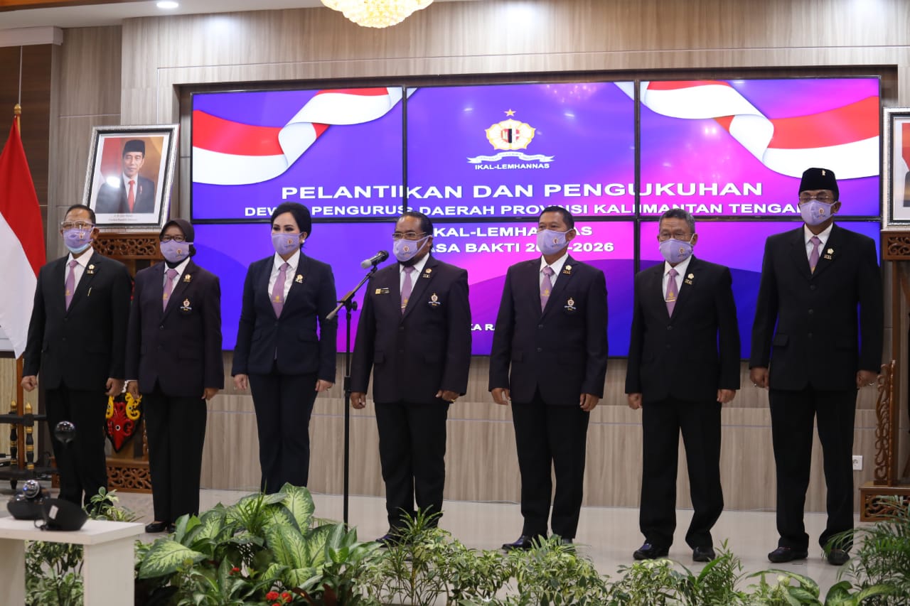 Wakil Gubernur H. Edy Pratowo Hadiri Pelantikan dan Pengukuhan IKAL – Lemhanas Dewan Pengurus Daerah Provinsi Kalteng Masa Bakti 2021-2026