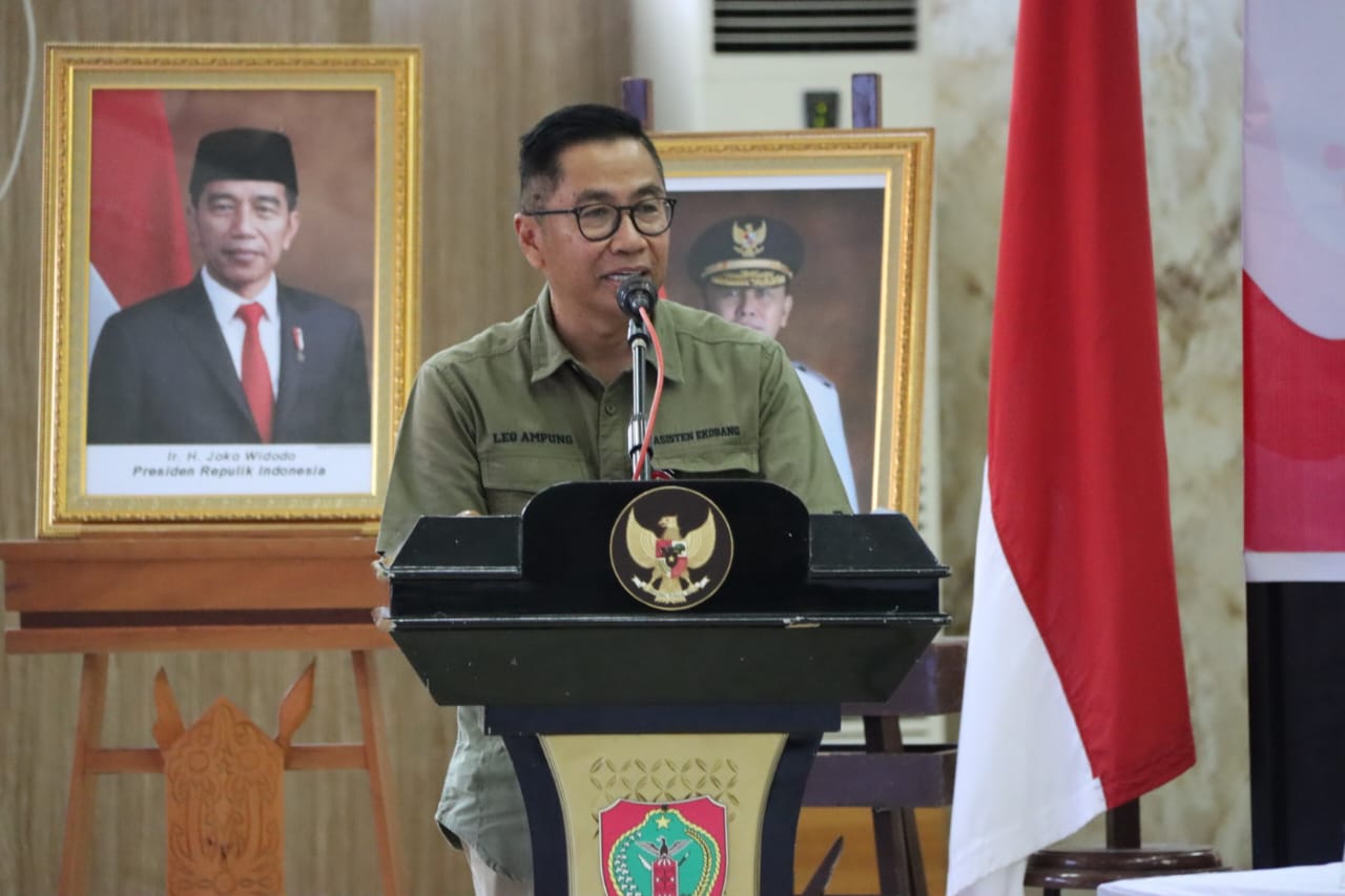 Asisten Ekbang Leonard S. Ampung Buka Coaching Clinic 6 Implementasi Strategi SSK Program PPSP Kabupaten Barito Timur dan Murung Raya