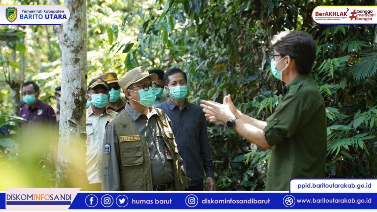 Pj. Bupati Barito Utara Kunjungi Yayasan Kalaweit, Tegaskan Komitmen Dukung Konservasi Alam
