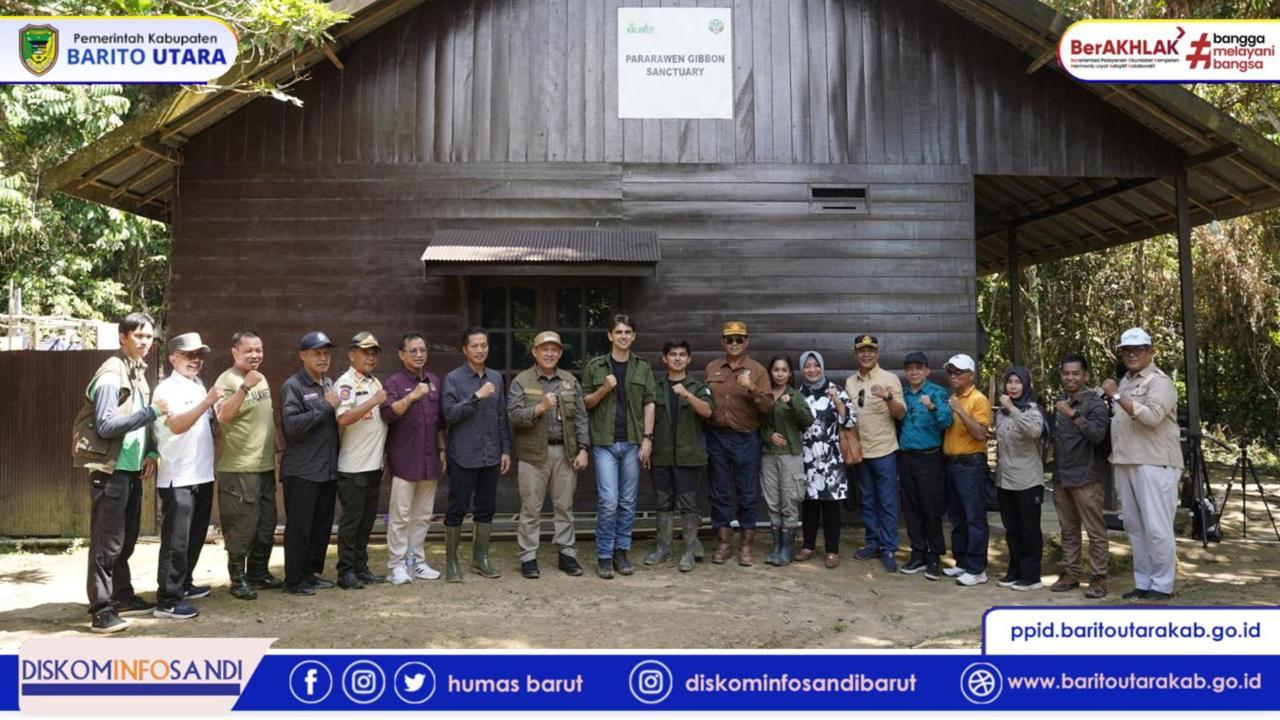 Pj. Bupati Barito Utara Kunjungi Yayasan Kalaweit, Tegaskan Komitmen Dukung Konservasi Alam
