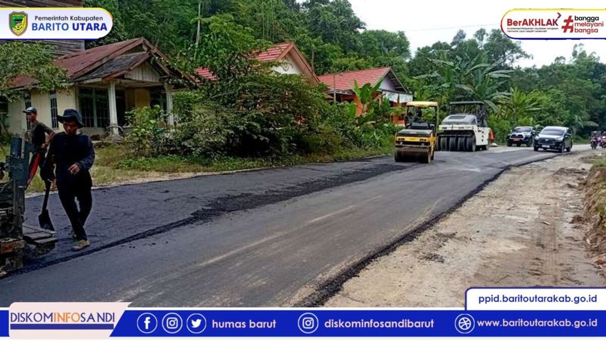 Pj. Bupati Barito Utara Apresiasi Kolaborasi Pemkab Barito Utara dan BPJN Tangani Kerusakan Jalan Nasional Kandui-Muara Teweh