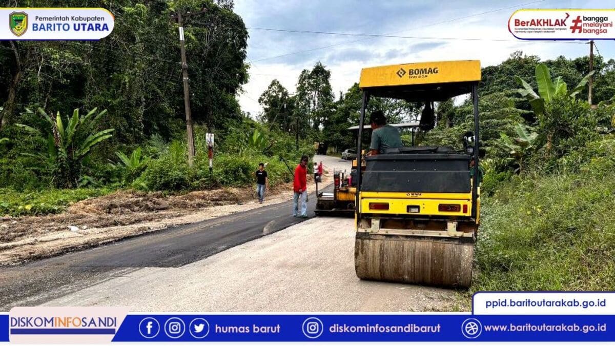 Pj. Bupati Barito Utara Apresiasi Kolaborasi Pemkab Barito Utara dan BPJN Tangani Kerusakan Jalan Nasional Kandui-Muara Teweh