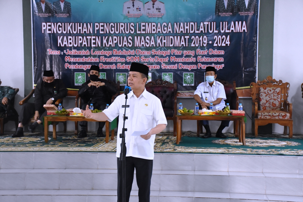 Tujuh Lembaga Nahdlatul Ulama Kabupaten Kapuas Dikukuhkan