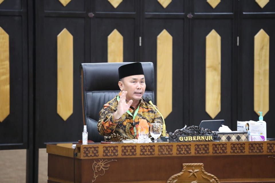 Hadir Sebagai Narasumber, Gubernur H. Sugianto Sabran : Covid-19 Dan Pemulihan Ekonomi Harus Ditangani Bersamaan