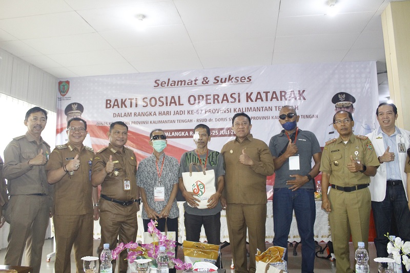 Hadiri Kegiatan Operasi Katarak Gratis, Wagub Kalteng Harapkan Angka Katarak di Kalteng Turun