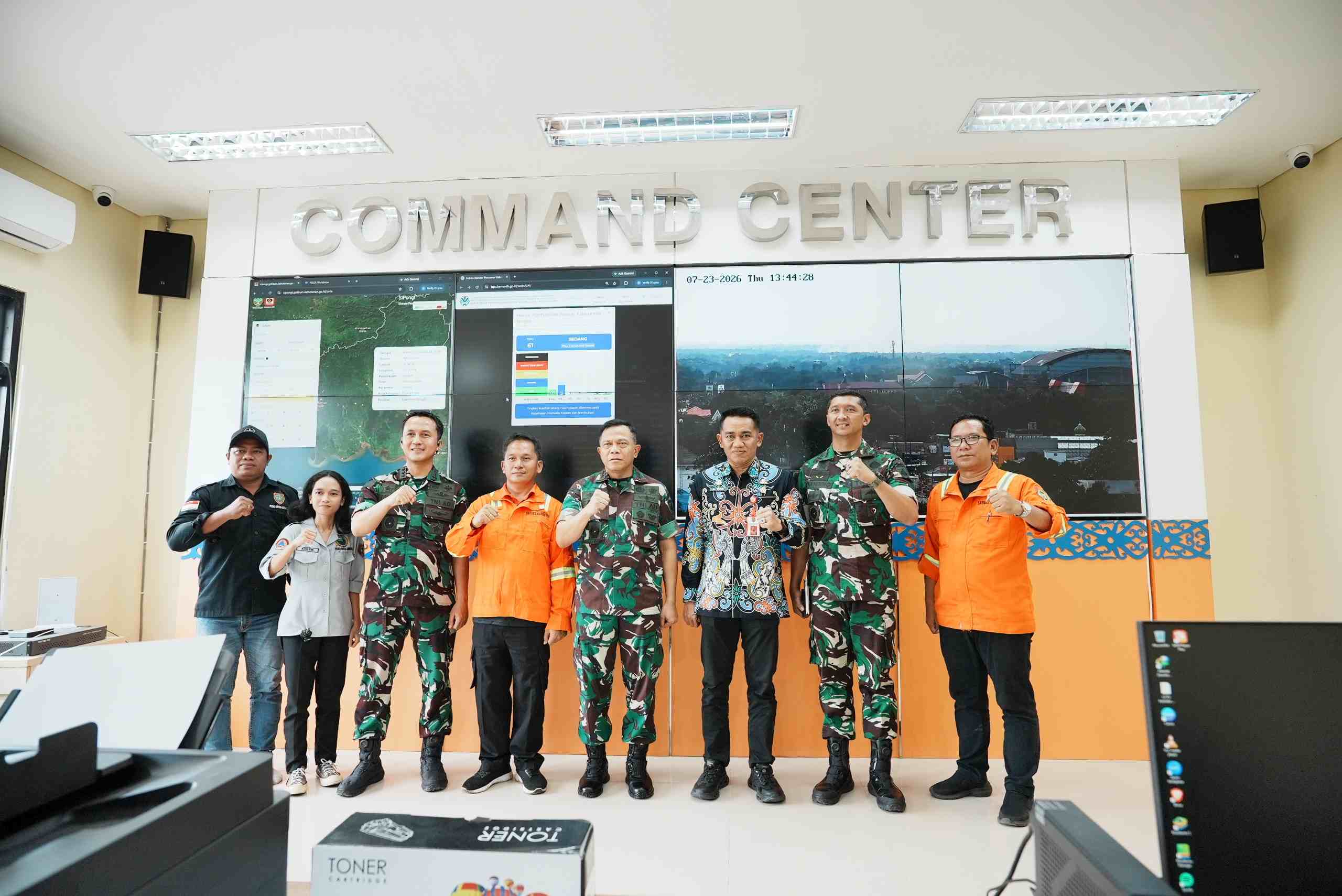 Tangani Karhutla, BPB-PK Kalteng Perkuat Kolaborasi Lewat Pemantauan Digital