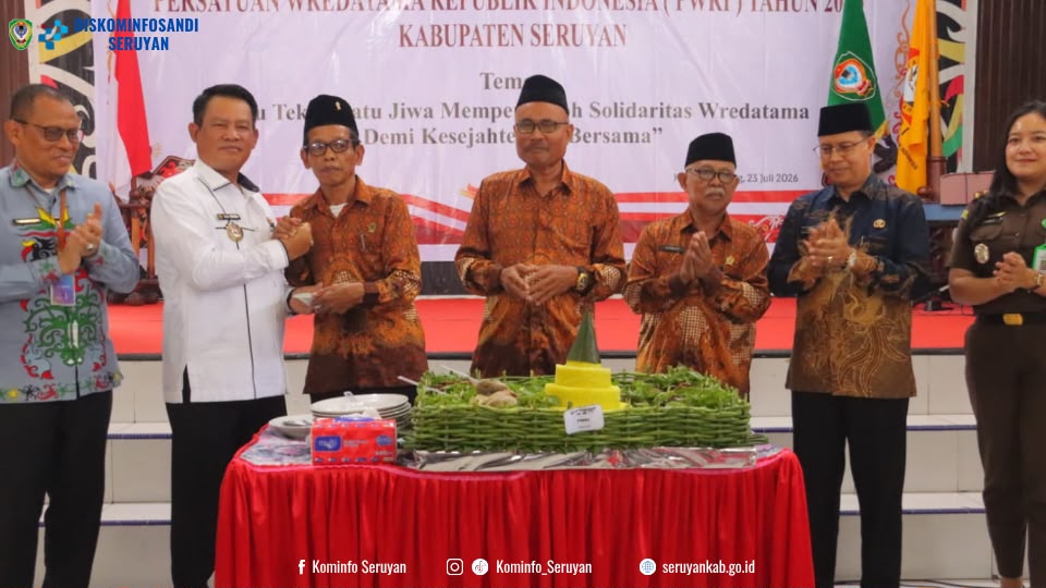 Hadiri Peringatan HUT PWRI Ke-64, Bupati Seruyan Tegaskan Semangat Pengabdian Tak Pernah Purna