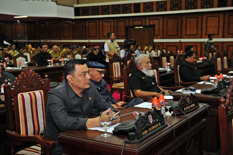 DPRD Gelar Rapat Paripurna Masa Persidangan II Terkait Rancangan Perubahan APBD  2018