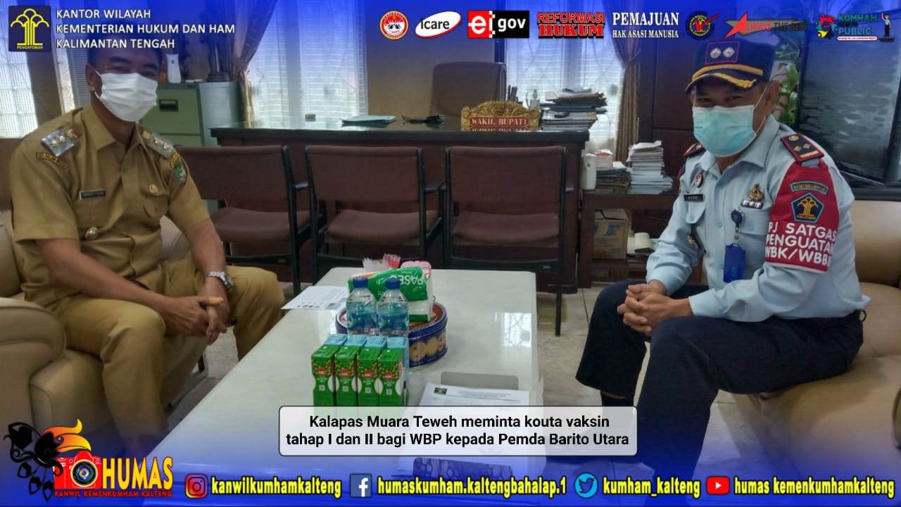 Kalapas Muara Teweh Temui Wakil Bupati Barito Utara, Ini Pintanya