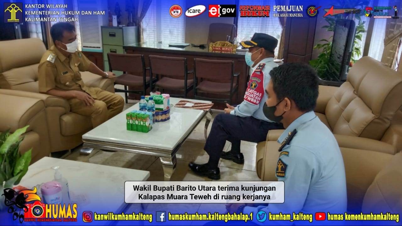 Kalapas Muara Teweh Temui Wakil Bupati Barito Utara, Ini Pintanya