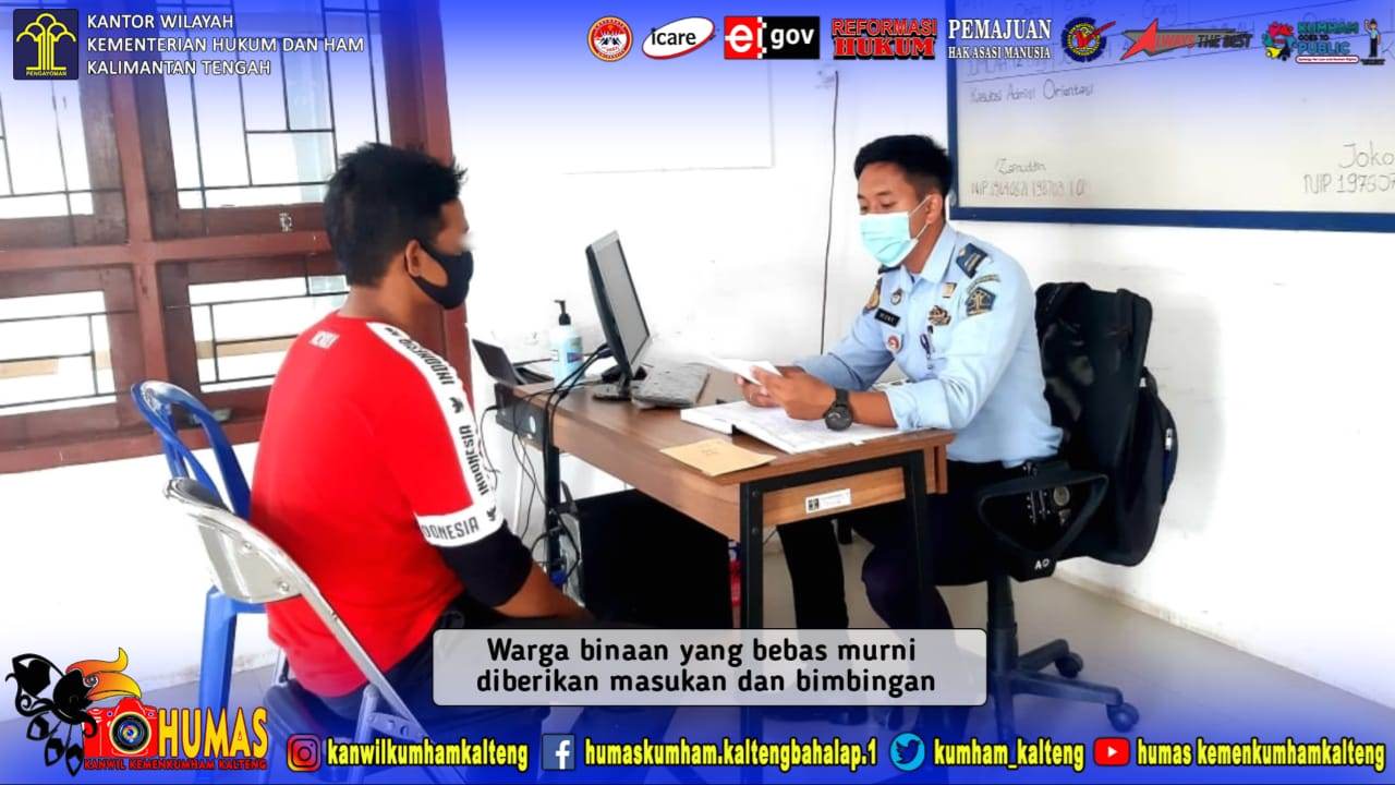 Satu Orang Warga Binaan Lapas Sukamara Selesai Jalani Masa Pidana