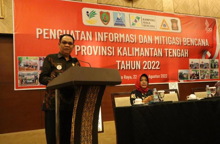 Dinas Sosial Prov. Kalteng Gelar Kegiatan Penguatan Informasi dan Mitigasi Bencana Tahun 2022