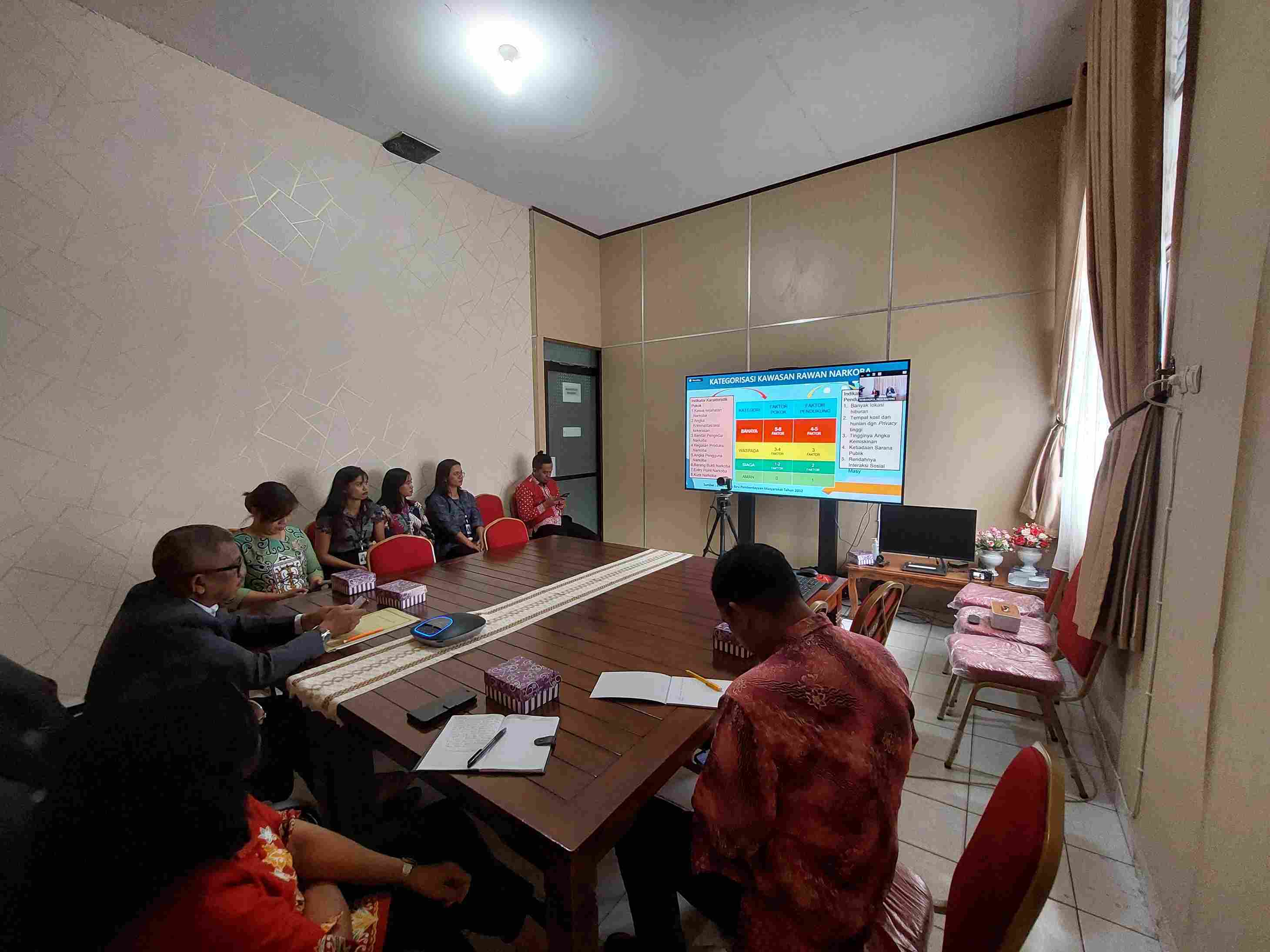 Badan Kesbangpol Prov. Kalteng Gelar Rapat Mengenai P4GN