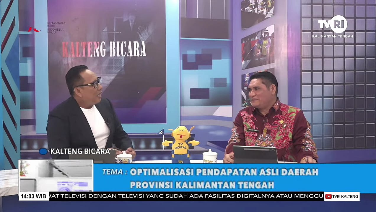 Kepala Badan Pendapatan Prov. Kalteng Bahas Optimalisasi PAD pada Dialog Interaktif Kalteng Bicara