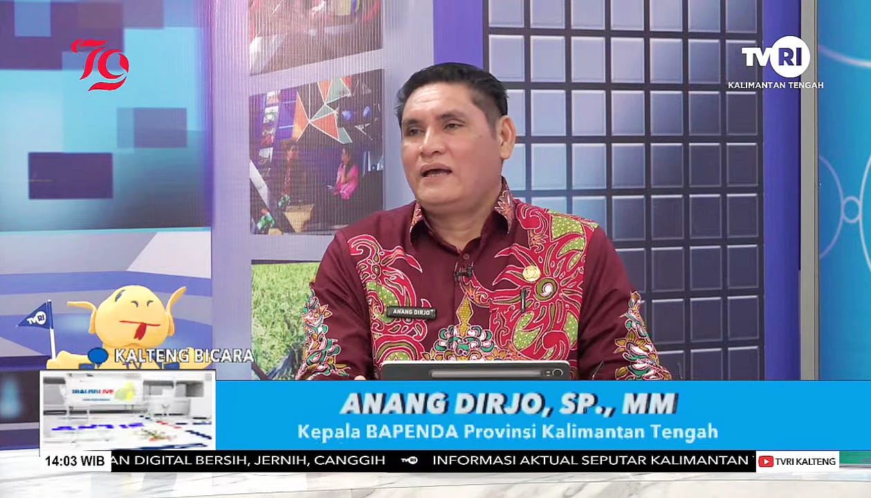 Kepala Badan Pendapatan Prov. Kalteng Bahas Optimalisasi PAD pada Dialog Interaktif Kalteng Bicara