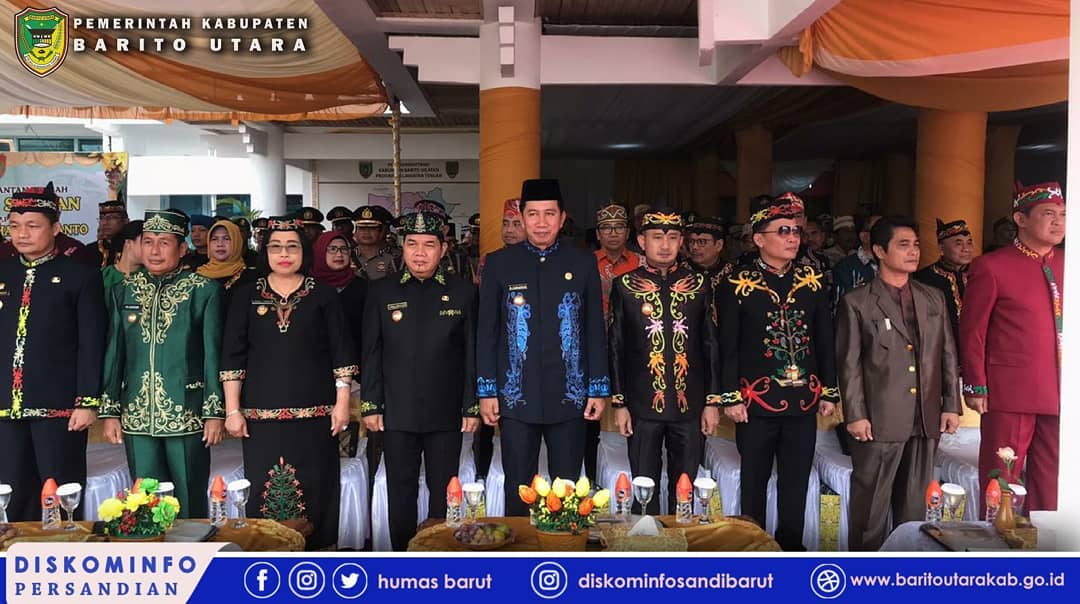 Bupati Barito Utara Hadiri Peringatan Hari Jadi Ke-60 Kabupaten Barito Selatan