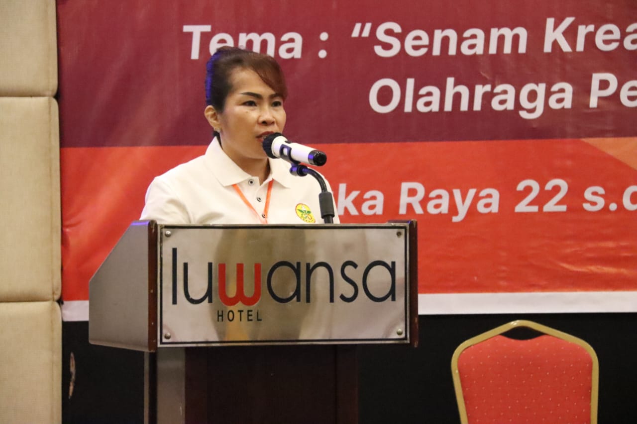PERWOSI Prov. Kalteng Selenggarakan Seleksi Lomba Senam Kreasi Piala Ibu Negara RI Tahun 2023