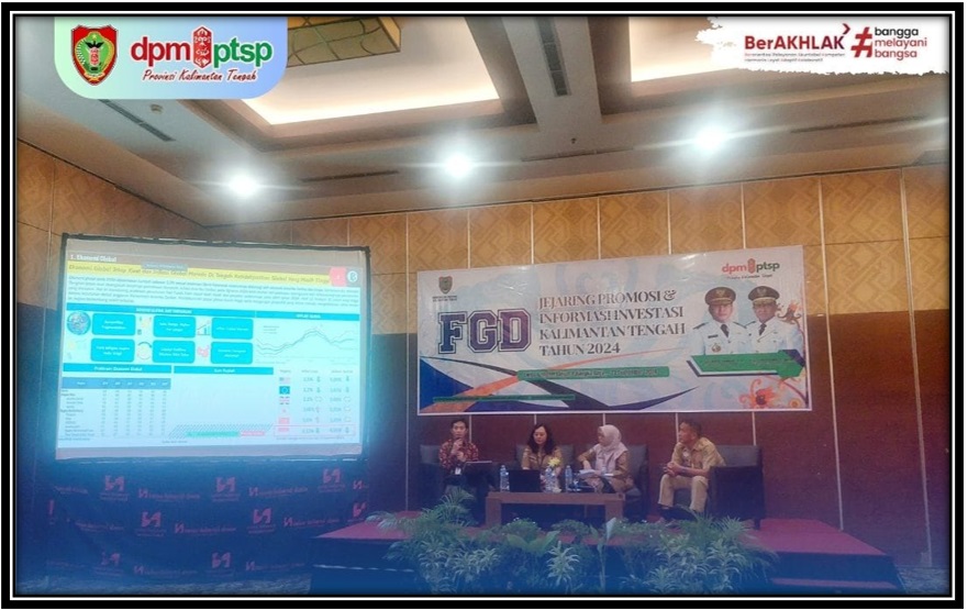 DPMPTSP Gelar FGD Jejaring Promosi dan Informasi Investasi Kalimantan Tengah