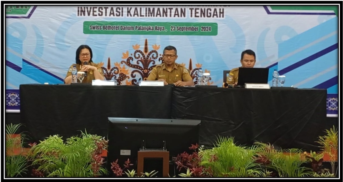 DPMPTSP Gelar Diskusi Pengisian Target dan Realisasi Investasi Kalimantan Tengah