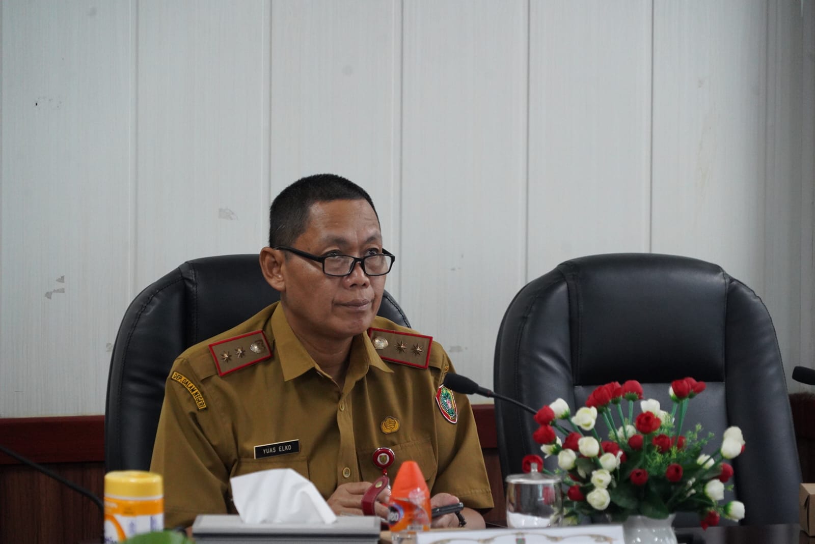 Sahli Gubernur Yuas Elko Hadiri Rakor Pengendalian Inflasi Minggu ke-3 September 2024