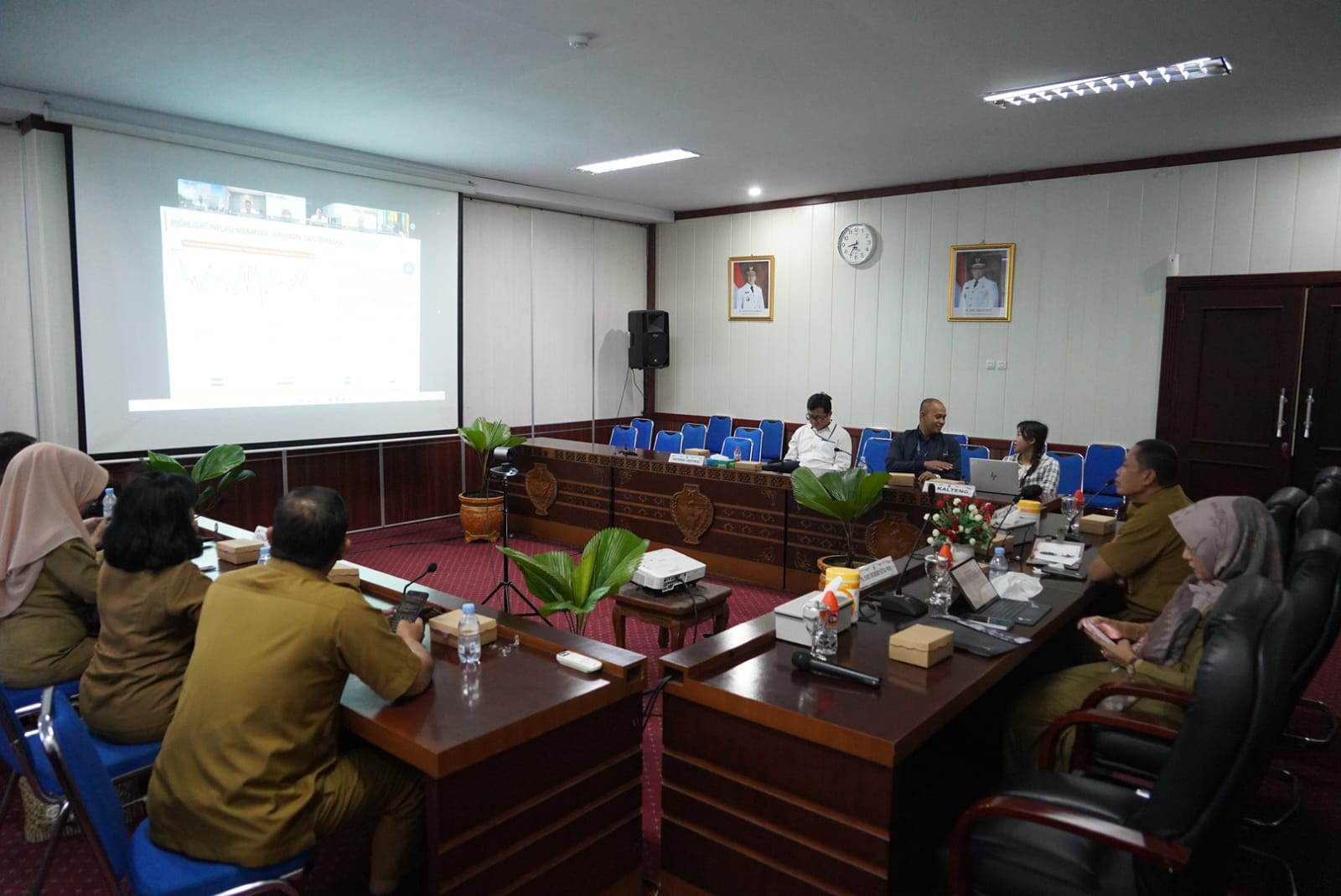 Sahli Gubernur Yuas Elko Hadiri Rakor Pengendalian Inflasi Minggu ke-3 September 2024
